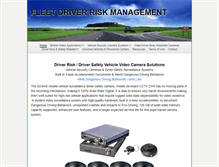 Tablet Screenshot of fleetdriverriskmanagement.com